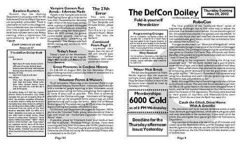 The DefCon Doily